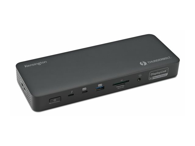 Kensington SD5920T EQ - Docking station - for laptop - USB4 / Thunderbolt 4 - 2 x HDMI, 3 x DP, 2 x Thunderbolt 4 - 1GbE, 2.5GbE - 149.1 Watt - Europe