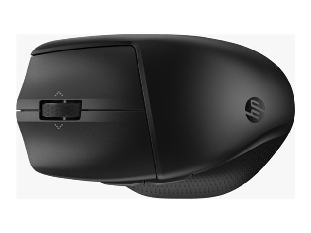 HP 480 - Mouse - ergonomic - comfort, full size - 7 buttons - wireless - Bluetooth 5.3 - USB wireless receiver - black