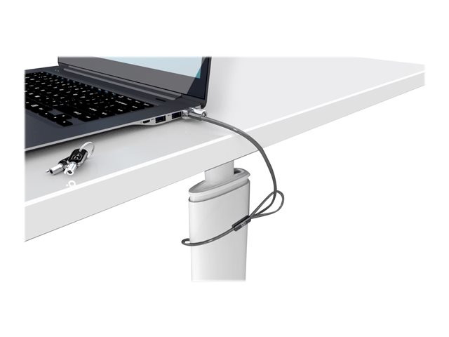 Kensington MicroSaver 2.0 Keyed Laptop Lock - Security cable - silver - 1.83 m