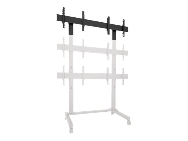 Chief Fusion FCA2X1U - Mounting component (mount) - for flat panel - black - screen size: 40\"-65\" - for Fusion LBM2X2UP 2, LVM2X2UP, Micro-Adjustable Large Freestanding Video Wall LVM2X2UP