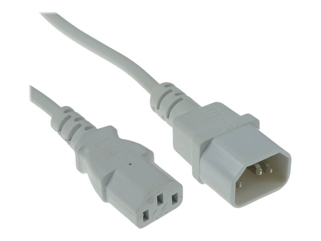 POWERCORD C13-C14 WH 0.30M. 1 stk