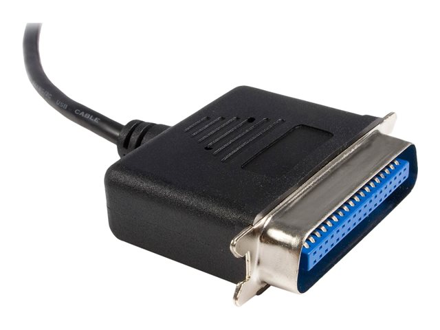StarTech.com 6 ft. (1.8 m) USB to Parallel Port Adapter - IEEE-1284 - Male/Male - USB to Centronics Cable (ICUSB1284) - Parallel adapter - USB 2.0 - IEEE 1284