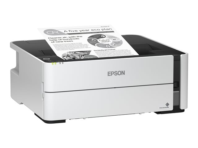 Epson EcoTank ET-M1180 - Printer - B/W - Duplex - ink-jet - refillable - A4/Legal - 1200 x 2400 dpi - up to 20 ppm - capacity: 250 sheets - USB 2.0, LAN, Wi-Fi