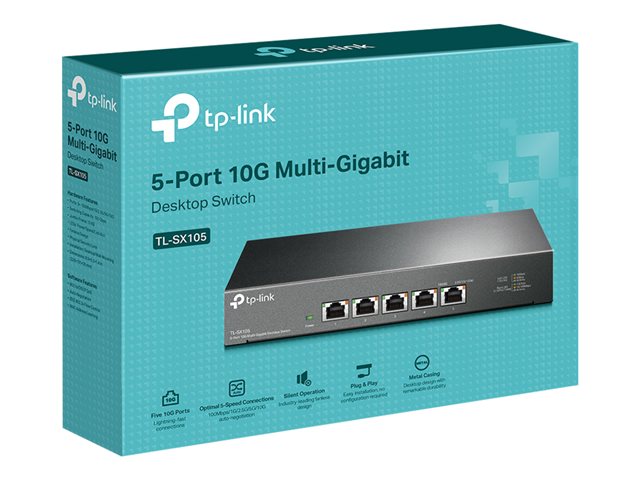 TP-Link TL-SX105 V1 - Switch - desktop, rack-mountable