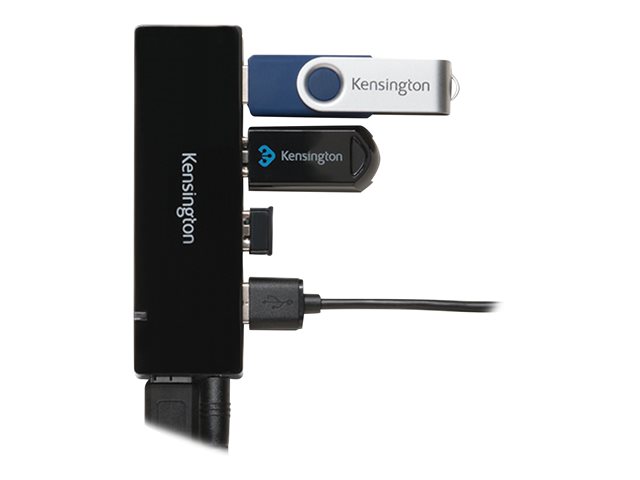 Kensington UH4000C - Hub - 4 x SuperSpeed USB 3.0 - desktop