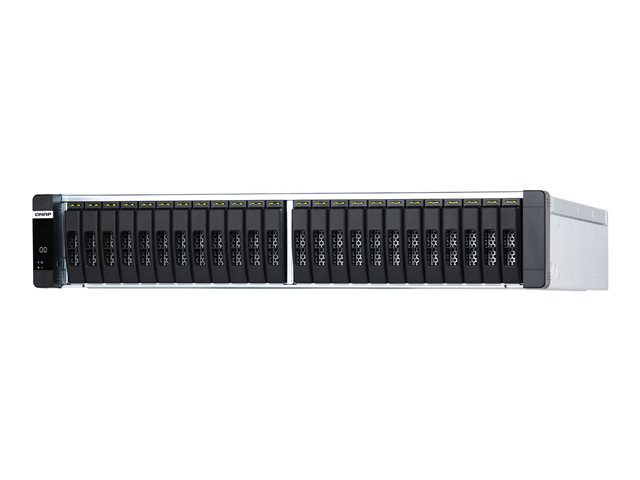 QNAP ES2486dc - NAS server - 24 bays - rack-mountable - SAS 12Gb/s - RAID RAID 0, 1, 5, 6, 10, 50, JBOD, 60, RAID TP - RAM 96 GB - Gigabit Ethernet / 10 Gigabit Ethernet - iSCSI support - 2U