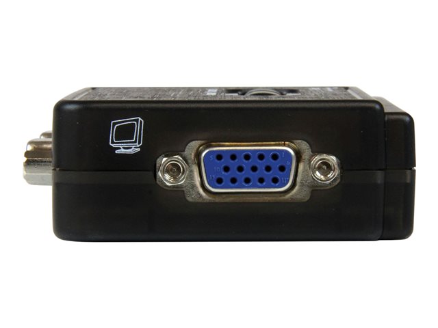 StarTech.com 2 Port USB VGA KVM Switch - Single VGA - Hot-key & Audio Support - 2048x1536 @60Hz KVM Switch - KVM Video Switch (SV211KUSB) - KVM / audio switch - 2 x KVM / audio - 1 local user - desktop
