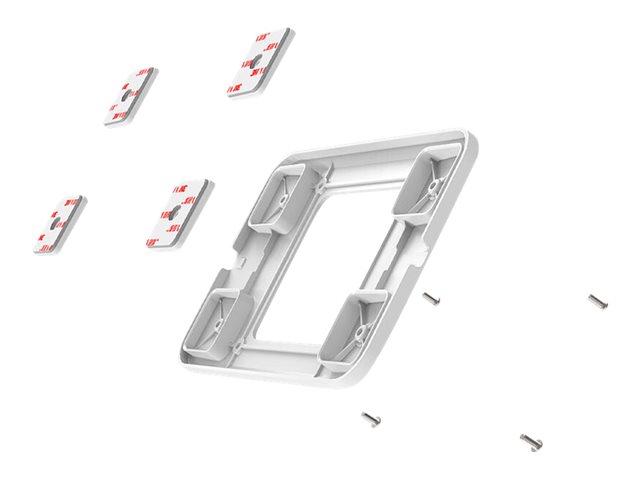 Compulocks Universal Invisible Mount Plate - Mounting component (universal mounting plate) - for notebook - white - mounting interface: 100 x 100 mm