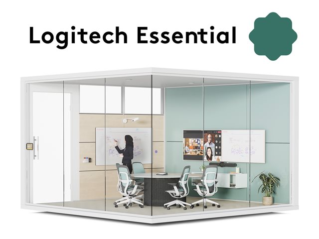 Logitech Essential for Rooms | Logitech Basic Support - 1 room 