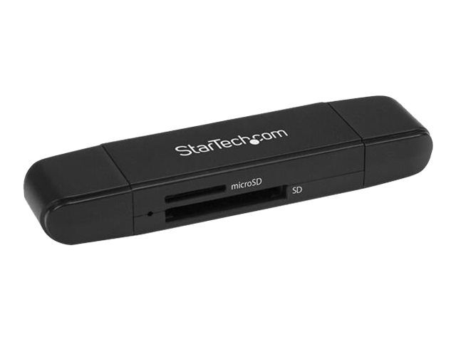 StarTech.com USB Memory Card Reader - USB 3.0 SD Card Reader - Compact - 5Gbps - USB Card Reader - MicroSD USB Adapter (SDMSDRWU3AC) - Card reader (MMC, SD, microSD, SDHC, microSDHC, SDXC, microSDXC) - USB 3.0/USB-C