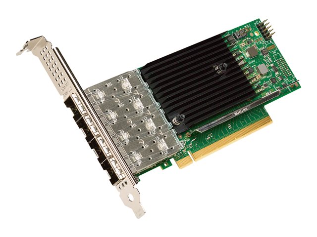 Intel Ethernet Network Adapter E810-XXVDA4 - Network adapter - PCIe 4.0 x16 low profile - 10/25 Gigabit SFP28 x 4
