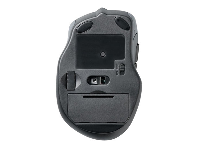 Kensington Pro Fit Mid-Size - Mouse - right-handed - optical - 5 buttons - wireless - 2.4 GHz - USB wireless receiver - graphite grey