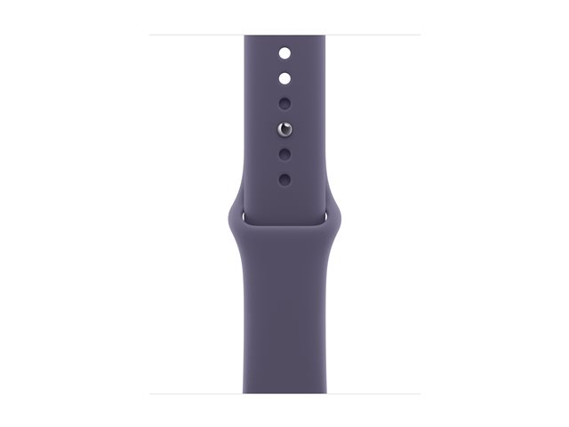 Apple Watch Series 11 GPS + Cellular 42mm Silver Aluminium Case with Purple Fog Sport Band - M/L