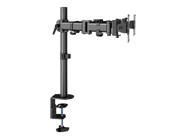 Neomounts NM-D135D - Mounting kit - full-motion - for 2 LCD displays - black - screen size: 10\"-27\" - clamp mountable, grommet, desk-mountable