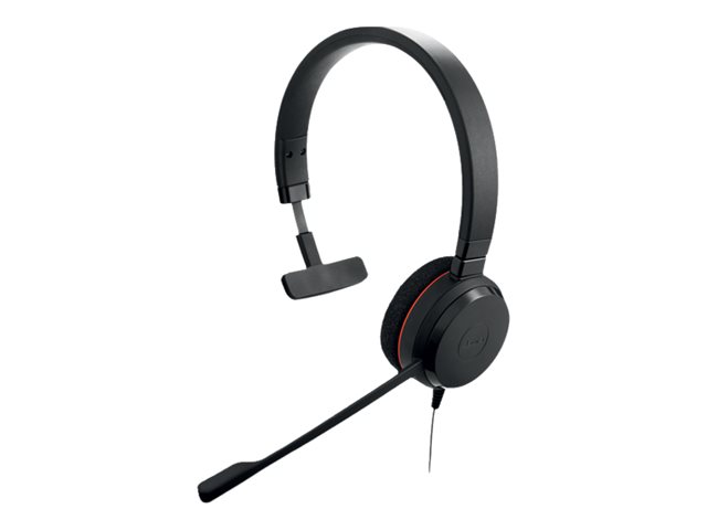 Jabra Evolve 20SE UC mono - Headset - on-ear - wired - USB-C, USB-A - noise isolating - Certified for Microsoft Teams
