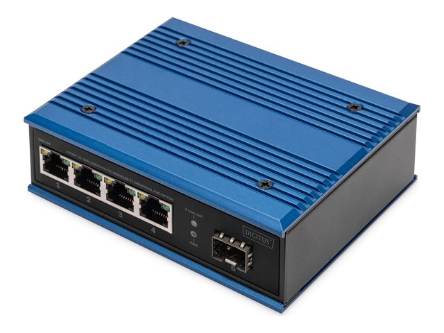 Industrial 4+1P Gigabit Ethernet PoE Swt