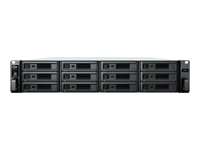 Synology SA6400 - NAS server - 12 bays - rack-mountable - RAID RAID 0, 1, 5, 6, 10, JBOD, RAID F1 - RAM 32 GB - Gigabit Ethernet / 10 Gigabit Ethernet - iSCSI support - 2U