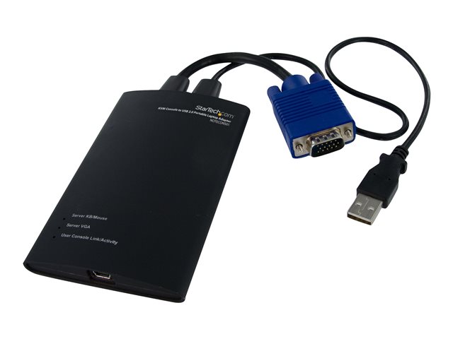 StarTech.com Crash Cart Adapter - 1920 x 1200 - Portable Laptop USB 2.0 to KVM Console (NOTECONS01) - KVM switch - 1 x KVM port(s) - 1 local user - desktop