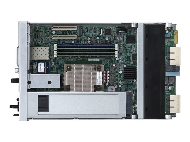 QNAP ES2486dc - NAS server - 24 bays - rack-mountable - SAS 12Gb/s - RAID RAID 0, 1, 5, 6, 10, 50, JBOD, 60, RAID TP - RAM 96 GB - Gigabit Ethernet / 10 Gigabit Ethernet - iSCSI support - 2U