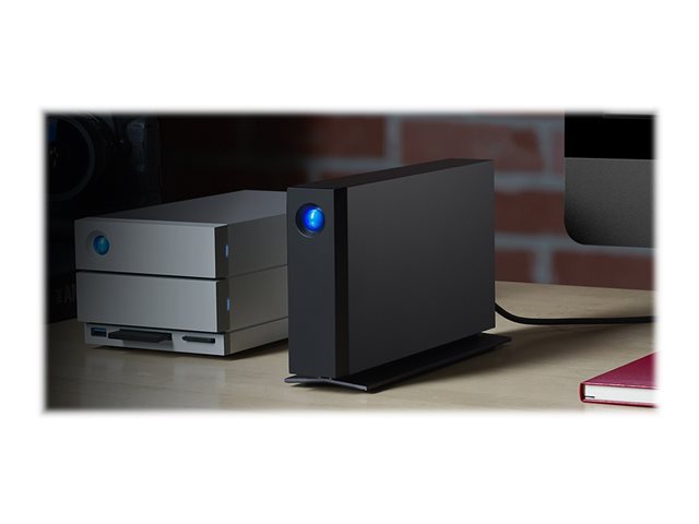 LaCie d2 Professional STHA4000800 - Hard drive - 4 TB - external (desktop) - USB 3.1 (USB-C connector) - with Seagate Rescue Data Recovery