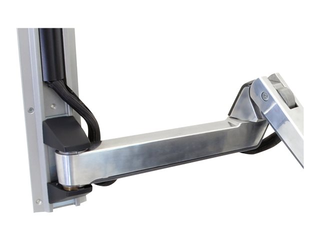Ergotron StyleView Sit-Stand Combo Extender - Mounting component (extender arm, wall track mount, arm cover, attachment hardware) - for LCD display / PC equipment - aluminium, high-grade plastic - polished aluminium