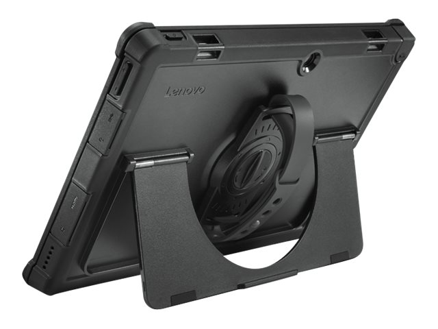 Lenovo Rugged Case - Protective case for tablet - rugged - thermoplastic elastomer (TPE), medical grade polycarbonate - black - for Tablet 10 20L3, 20L4