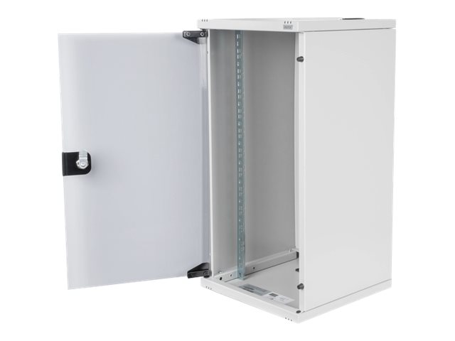 254 MM (10in) 12U WALL MOUNTING CABINET 592X312X300 MM COLOR GREY (RAL 7035)