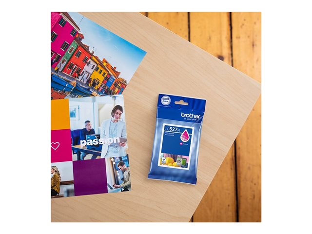 Brother LC527M - Magenta - original - pillow pack - ink cartridge - for Brother MFC-J4350DW, MFC-J4550DW