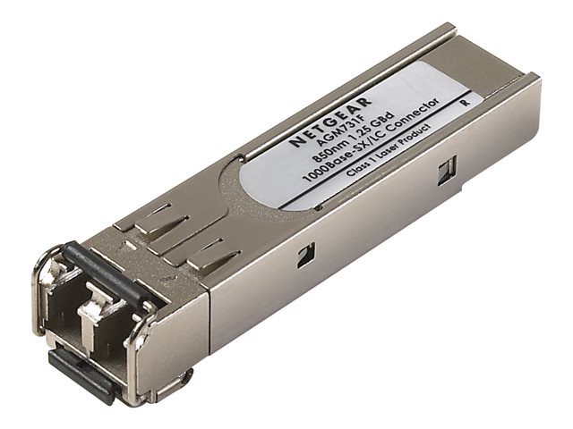 NETGEAR ProSafe AGM731F - SFP (mini-GBIC) transceiver module - 1GbE - 1000Base-SX - LC multi-mode - for NETGEAR M4300-28G-PoE+