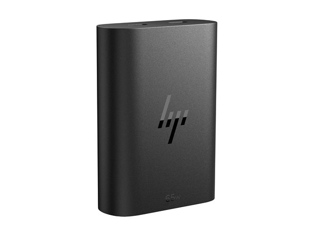HP - USB-C power adapter - halogen-free, left connector - AC 115/230 V - 65 Watt - Europe