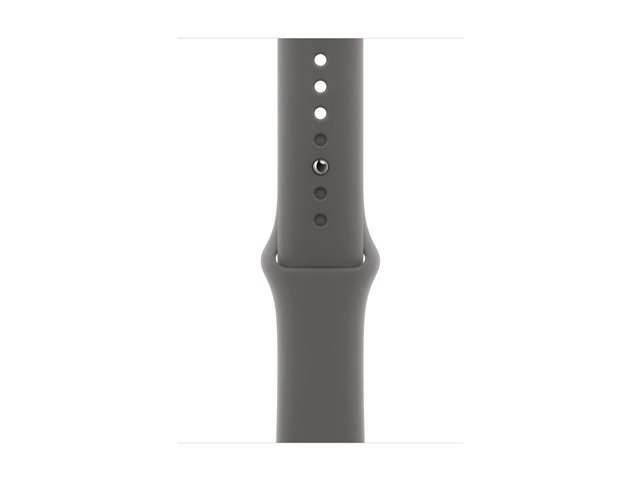 Apple Watch Series 11 GPS + Cellular 46mm Natural Titanium Case with Stone Grey Sport Band - S/M