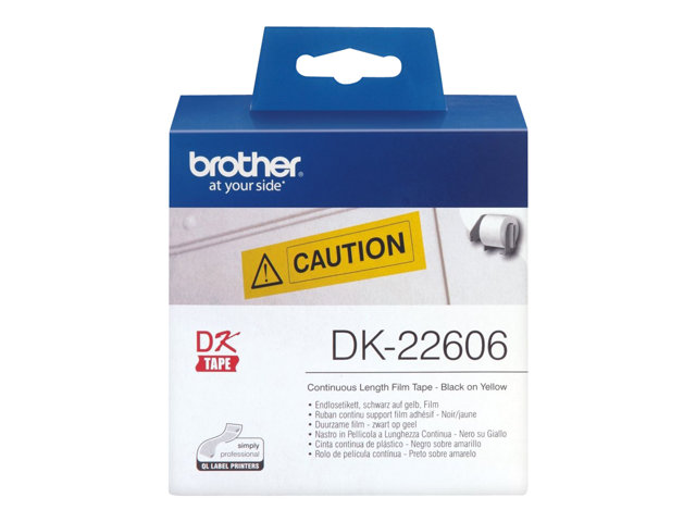 Brother DK-22606 - Yellow - Roll (6.2 cm x 15.2 m) film - for Brother QL-1050, 1060, 1110, 500, 550, 560, 570, 580, 600, 650, 700, 710, 720, 820