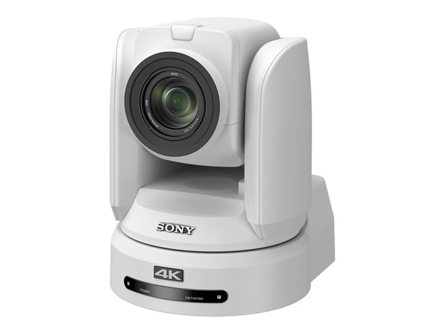 Sony 4K30P PTZ Camera with 12x optical zoom and AC adaptor - white