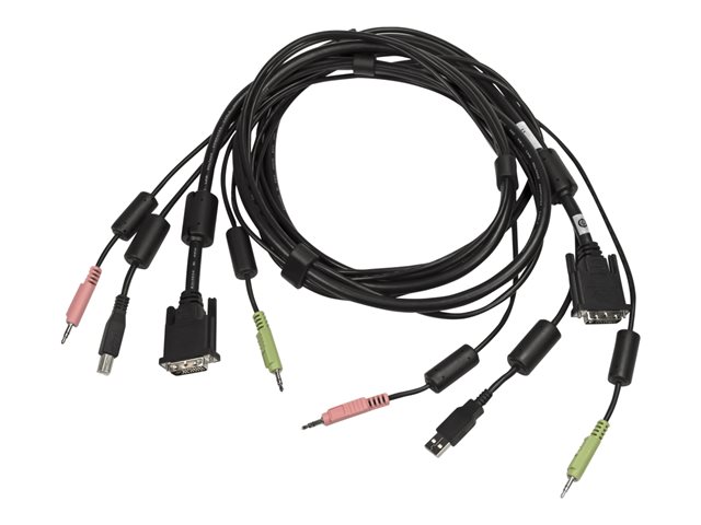 CABLE ASSY 1-DVI-I/1-USB/2-AUDIO 10FT