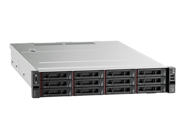 Lenovo ThinkSystem SR550 7X04 - Server - rack-mountable 2U - 2-way - 1 x Xeon Silver 4208 / up to 3.2 GHz - RAM 16 GB - no HDD - Matrox G200 - Gigabit Ethernet - no OS - monitor: none