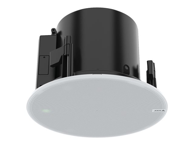 Axis C1211-E - IP speaker - for PA system - Ethernet, Fast Ethernet, PoE - App-controlled - coaxial (grille colour - RAL 9010)