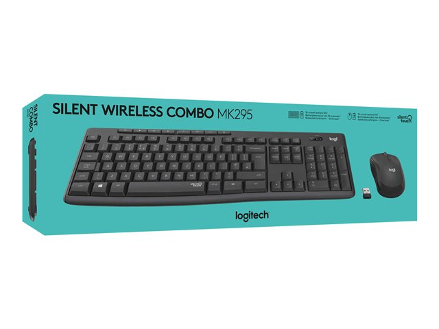 MK295 Silent Wireless Combo - GRAPHITE - CH - CENTRAL QWERTZ