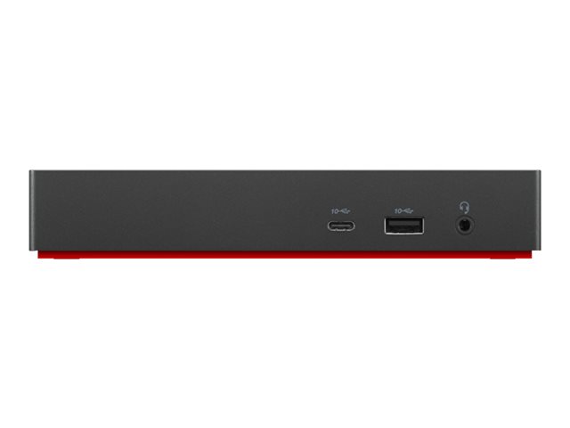 Lenovo ThinkPad Universal USB-C Dock - Docking station - USB-C - HDMI, 2 x DP - 1GbE - 90 watt - Campus