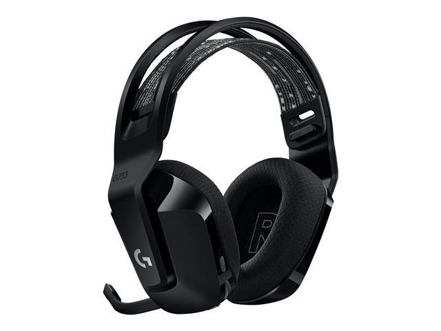 Logitech G G733 LIGHTSPEED Wireless RGB Gaming Headset - Headset - full size - 2.4 GHz - wireless - black