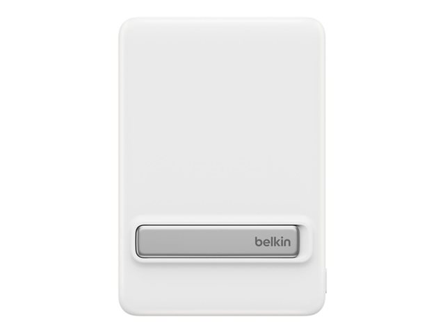 BOOSTCHARGE 10k Qi2 15w PD20w Slim Magnetic  Powerbank with kickstand, White
