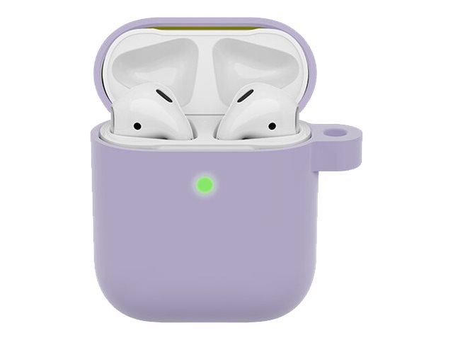 OtterBox - Case for wireless earbuds charging case - polycarbonate, synthetic rubber - elixir (light purple) - for Apple AirPods (1st generation, 2nd generation)