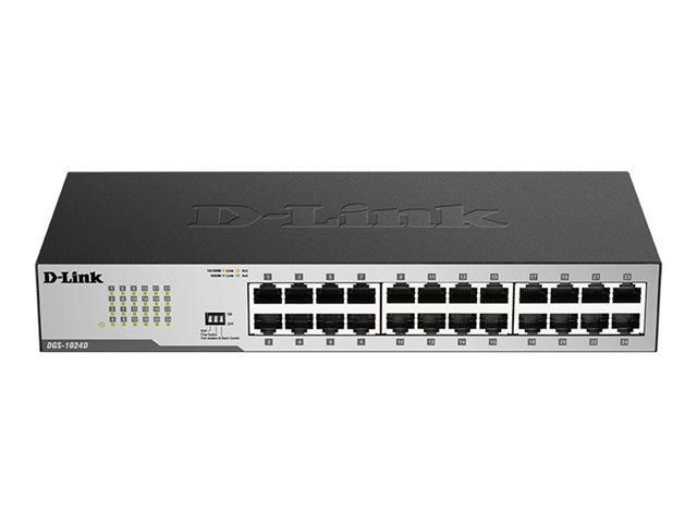 D-Link DGS 1024D - Switch - 24 x 10/100/1000 - desktop