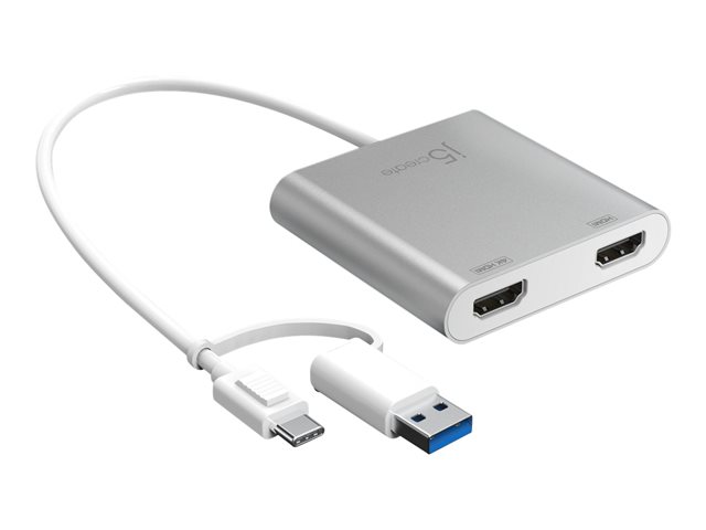 USB-C to Dual HDMI Multi-Monitor Adapter