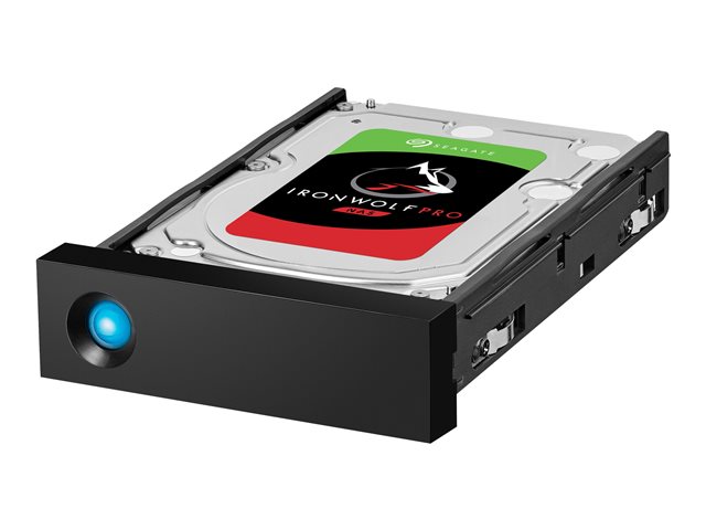 LaCie 1big Dock STHS16000800 - Hard drive array - 16 TB - 1 bays (SATA-600) - HDD 16 TB x 1 - Thunderbolt 3, USB 3.1 (external) - with 5 years Rescue Data Recovery Service Plan