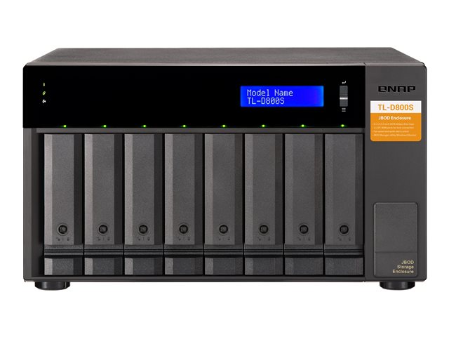 QNAP TL-D800S - Hard drive array - 8 bays (SATA-600) - SATA 6Gb/s (external)