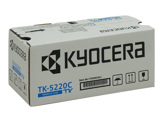 Kyocera TK 5220C - Cyan - original - toner cartridge - for ECOSYS M5521, P5021