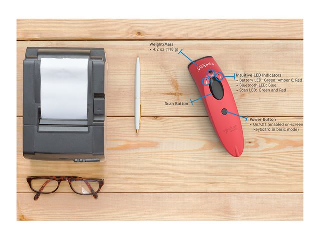 SOCKETSCAN S700 1D IMAGER BARCODE SCANNER RED