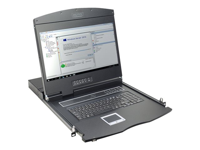 19IN LCD KVM Console 16-Port Cat 5