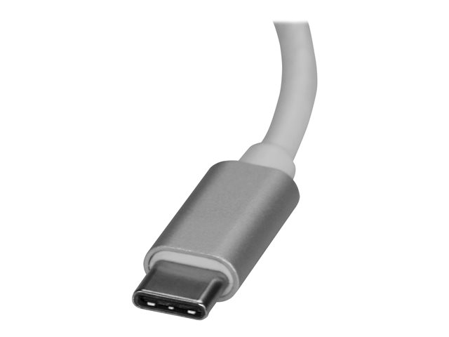 StarTech.com USB-C to Gigabit Ethernet Adapter - Aluminum - Thunderbolt 3 Port Compatible - USB Type C Network Adapter (US1GC30A) - Network adapter - USB-C - Gigabit Ethernet - silver