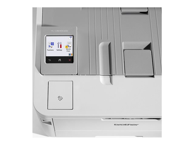 Brother HL-L8240CDW - Printer - colour - Duplex - LED - A4/Legal - 600 x 600 dpi - up to 30 ppm (mono) / up to 30 ppm (colour) - capacity: 250 sheets - Gigabit LAN, Wi-Fi(n), USB 2.0, NFC